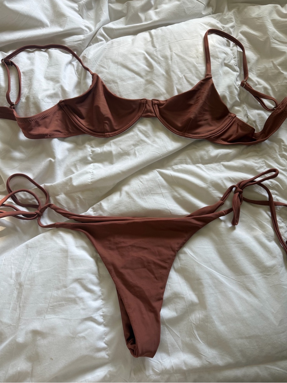 Tiny Cocoa Underwire Bikini 👙